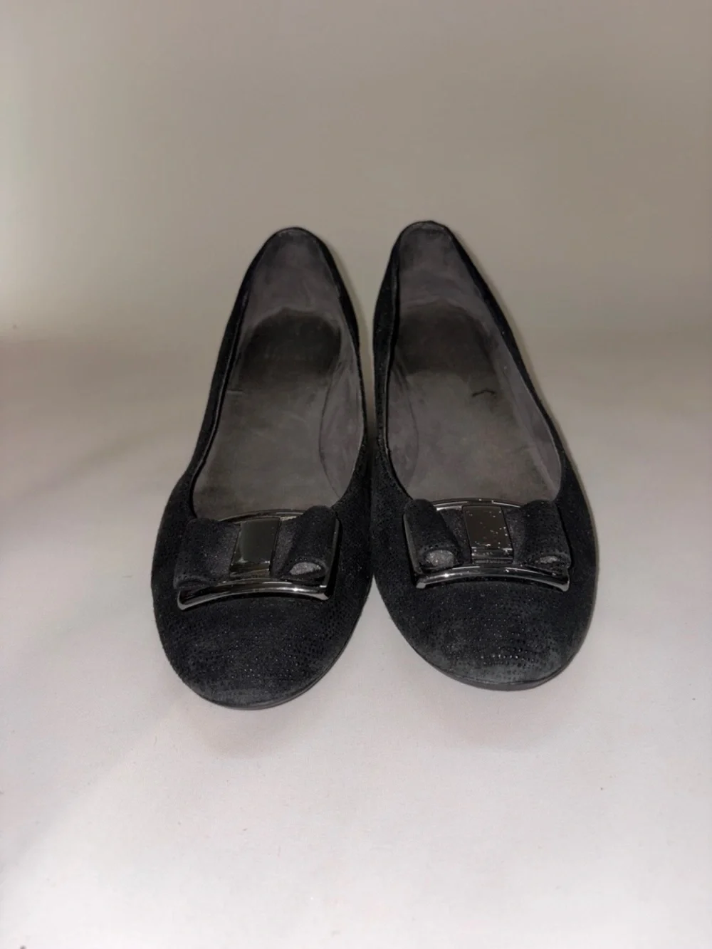 Stuart Weitzman Proper Goosebump Leather Wedge Pumps Size‎ 9 - Picture 2 of 8
